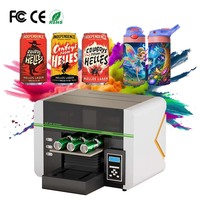 Sonpuu pabrik Cina Mini portabel Digital A4 Inkjet Printer A3 ukuran casing ponsel USB kayu akrilik kaca baru tidak terpakai botol Flex