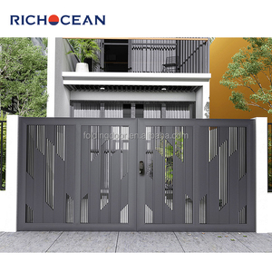 RICHOCEAN, allée <span class=keywords><strong>de</strong></span> jardin, porte principale automatique <span class=keywords><strong>de</strong></span> maison à deux volets avec moteur, fournisseur <span class=keywords><strong>de</strong></span> portails coulissants pliables électriques - Product Image 6