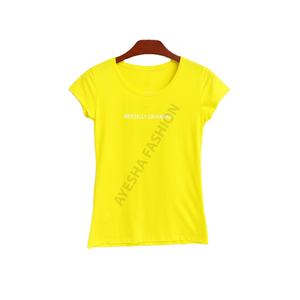 เสื้อยืดลำลองแขนสั้นผ้าฝ้าย120GSM สำหรับผู้หญิงเสื้อยืดผ้านุ่มระบายอากาศได้ดีไซส์ใหญ่พิเศษขายส่งโลโก้ตามสั่ง - Product Image 1