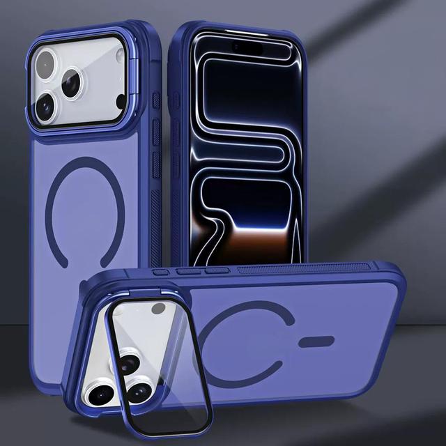 Stylish PC Lens Protective Holder Mobile Phone Accessories for iPhone 17 Pro Max Luxury Phone Case