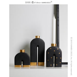 Bougeoir en céramique au design moderne, bougeoir, décoration intérieure de mariage, top des produits à domicile, <span class=keywords><strong>2022</strong></span> - Product Image 5