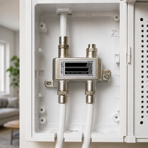 Distributore di Segnale CATV in Metallo, Splitter <span class=keywords><strong>TV</strong></span> a 3 Vie per Interni, Splitter per Cavo Coassiale Satellitare, Fornitore OEM - Product Image 5