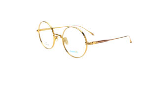 スーパーオーヴォ 18K純金デザイン オプティカルフレーム アイウェアフレーム メガネ チタン 在庫あり チタン製オプティカルフレーム - Product Image 4