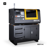 CTMACH CNC210 Mini tour CNC Machine boîte noire petit modèle CK140 CK210 pour la formation scolaire et le bricolage prix usine