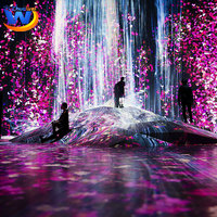 Système de salle de jeux à projection immersive interactive pour centre de divertissement intérieur, zones de loisirs et d'attractions pour la famille