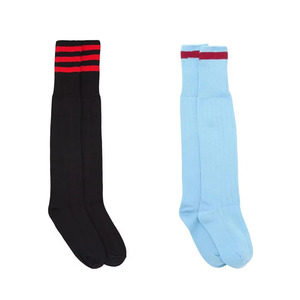 Chaussettes d'uniforme scolaire personnalisées pour enfants, hiver, décontractées, grises, polyester/coton, best-seller, vente en gros - Product Image 4
