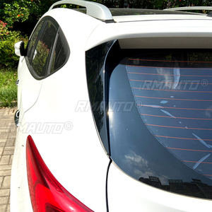 2 pièces, aileron latéral de fenêtre arrière de voiture noir brillant pour Hyundai IX35 2010-2017, accessoires de voiture - Product Image 5