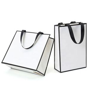 Sacs à bijoux blancs recyclés avec logo - Product Image 2