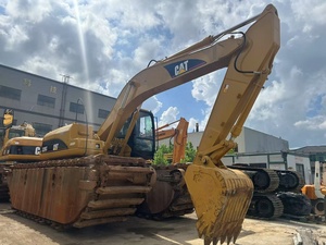 Giappone fatto originale bruco 320CL escavatore anfibio in buone condizioni zona umida escavatore barca Cat 320C per la vendita - Product Image 4