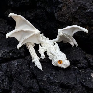 Vashine <span class=keywords><strong>Figurine</strong></span> de <span class=keywords><strong>dragon</strong></span> arc-en-ciel flexible imprimée en 3D, articulée, pour enfants et collectionneurs, créature mythique colorée - Product Image 4