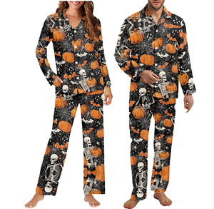 Paio di <span class=keywords><strong>pigiami</strong></span> Halloween <span class=keywords><strong>Happy</strong></span> <span class=keywords><strong>pigiami</strong></span> per coppie - Product Image 3