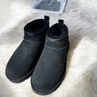 Bottes de neige classiques épaisses Uggs 2026 de qualité supérieure, très vendues, confortables et chaudes, bottines d'hiver plates antidérapantes pour femmes