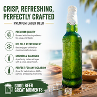 Bouteille de bière géante gonflable publicitaire en PVC écologique personnalisée à prix de gros avec logo personnalisé