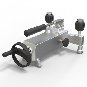 Comparateur de pression hydraulique portable 5800 psi HSIN615, pompe d'étalonnage manuelle eau/huile HSIN615 - Product Image 5