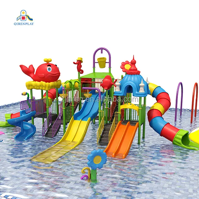 Bedrijventerrein Amusement Glasvezel Lange Kunststof Waterpark Apparatuur, Zwembad Glijbaan