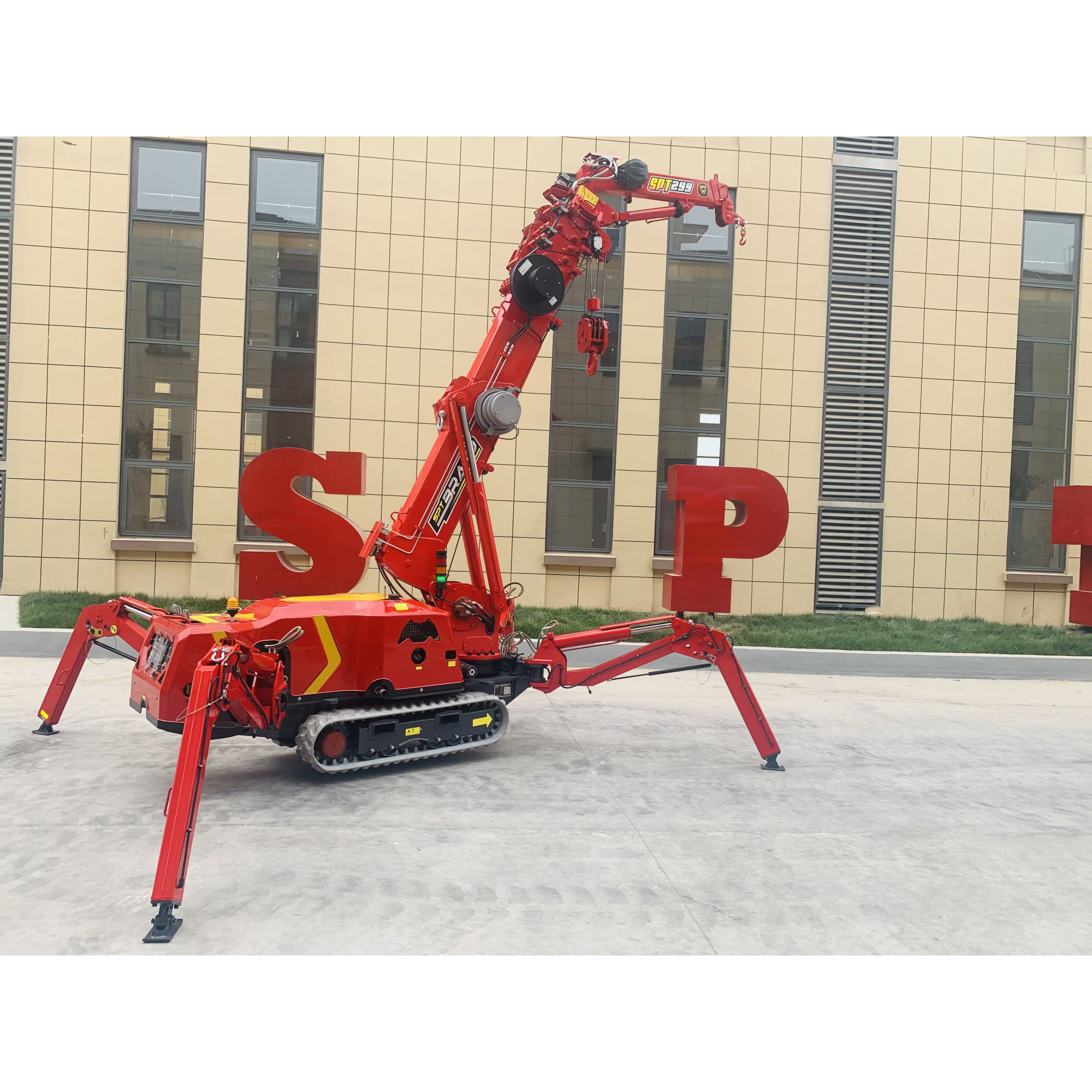 【在庫僅少】 3ton Crawler Spider Crane SPT299 with EPA Engine for Narrow スタイリング剤
