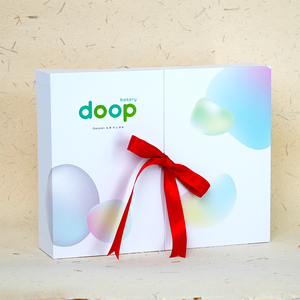 Buena calidad apertura papel corazón amor embalaje doble puerta caja Material duradero caja <span class=keywords><strong>de</strong></span> regalo para joyería - Product Image 3