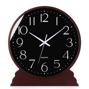 Precision Movement Base <strong>Clock</strong> - Home Desktop Desk <strong>Clock</strong> - Living Room Electric Wave Automatic Time Synchronization - Product Image 2