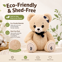 Jouets en peluche mignons d'animaux EPT, ours, lapin, cerf, chat, animaux en peluche doux, poupées câlines, cadeaux d'anniversaire et de Noël pour enfants