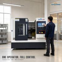 Tour CNC à banc incliné horizontal TCK40, haute précision, mono-broche, pour usinage de tiges de pièces automobiles