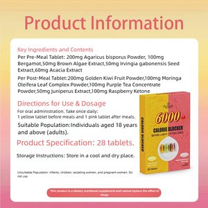 Perseek giảm cân thuốc cho cơ thể Giảm Béo Vàng Kiwi bột trái cây Agaricus bisporus Bột chế độ ăn uống bổ sung mất một - Product Image 4