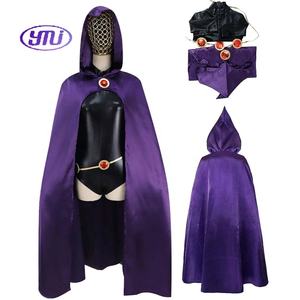 Il Costume da mantello viola corvo <span class=keywords><strong>DC</strong></span> <span class=keywords><strong>Comics</strong></span> presenta la Performance di Cosplay caricaturale - Product Image 1