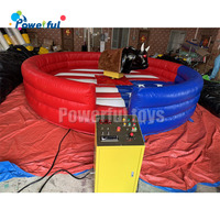 Commercial En Plein Air Enfants Adulte Mécanique Gonflable Bull Rodeo Ride Jeu Gonflable Bull Redeo Riding Machine