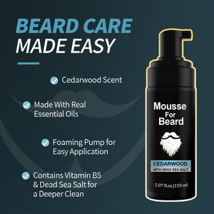 Venta al por mayor de removedor de vello facial, Mousse de afeitar o cuidado de <span class=keywords><strong>la</strong></span> <span class=keywords><strong>barba</strong></span>, espuma rica natural para afeitar, Mousse suavizante para <span class=keywords><strong>Barba</strong></span> de 100ml - Product Image 4