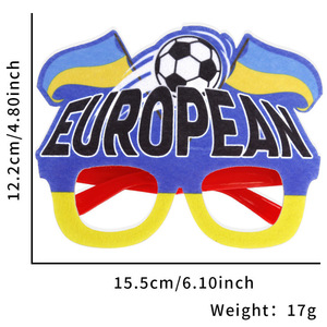 2026 pour accessoires <span class=keywords><strong>de</strong></span> cheerleading, lunettes semi-manuelles semi-mécaniques à thème football, cadre photo pour 24 fans passionnés - Product Image 5