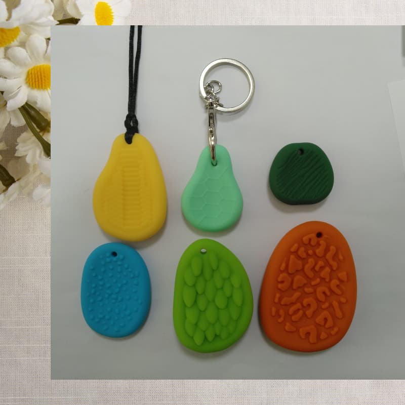 Paquete de 6 con 1 corlace y 1 llavero