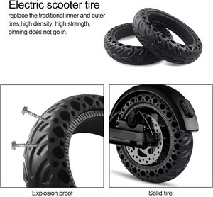 Neumático sin Cámara de 8.5x2.0 Pulgadas para Xiaomi <span class=keywords><strong>M365</strong></span> <span class=keywords><strong>Aovopro</strong></span>, Neumático Delantero y Trasero para Scooter Eléctrico, 50/75-6.1 8 1/2x2, Neumático Sólido General, 1 Pieza - Product Image 4