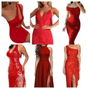 Chic Styles and Comfort in red cocktail tight dress for Trendy Women