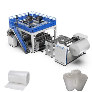 HLFPE-3000 High Speed Full Automatic 3 Camadas PE Air Bubble Film Wrap Sheet Making Machine