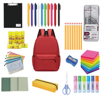 Paquete de Útiles Escolares Personalizados, Juego de Papelería para Niños, Kit de Útiles Escolares