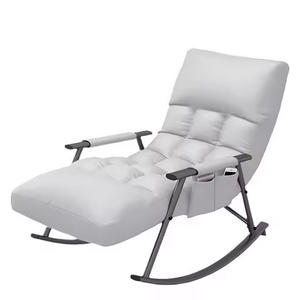 เก้าอี้โซฟาหนังพับได้สำหรับลานระเบียงเก้าอี้ปรับเอนได้สำหรับนอนเก้าอี้โยก - Product Image 2