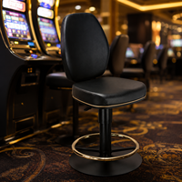 Fauteuil de casino VIP SUCCESSOR avec revêtement en cuir de luxe, hauteur réglable et rotation à 360 degrés, fabricant