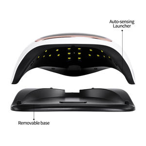 168W Hochleistungs-Kunststoff-UV/<span class=keywords><strong>LED</strong></span>-Nagel lampe 42 Perlen Sonnenlicht ähnliche 10s Schnellt rocknende Heim-und Salon anwendung Portable Professional - Product Image 3
