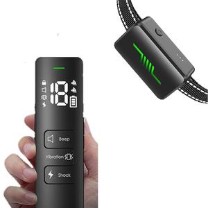 <span class=keywords><strong>Collier</strong></span> de dressage électrique rechargeable <span class=keywords><strong>pour</strong></span> chiens avec télécommande <span class=keywords><strong>pour</strong></span> petits chiens de taille moyenne avec bip, vibrations, modes de choc sûrs - Product Image 3