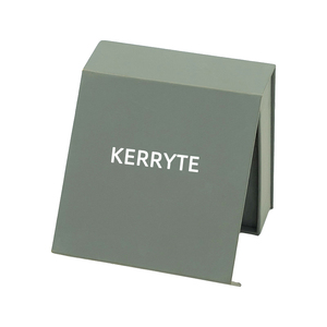 Cajas de Joyería Magnéticas con Forma de Libro, de Cartón Reciclado, con Logotipo Personalizado, Caja Gris para Pulseras - Product Image 4