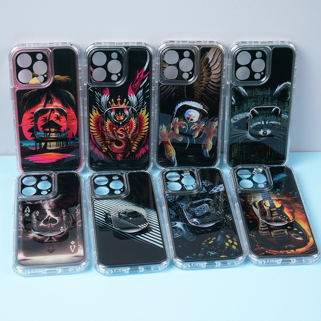 Custom Phone Case with Phone Stand TPU PC Hybrid Case for iPhone 14 Pro Max Forros De Telefonos Para Celulares Por Mayor