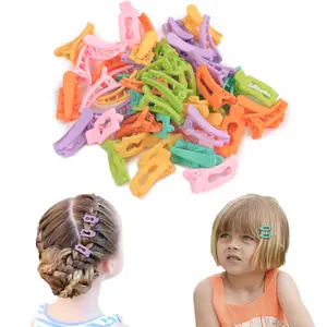 Ins Candy Color En Matte Design Haarclips Voor Kinderen Alligator Haarclips Met Kleine Tanden Meisjes Haaraccessoires