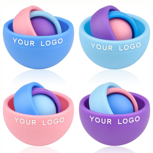Venta Directa de Fábrica 0717, Juguetes Antiestrés de Plástico, Fidget Spinners Multicolores Unisex, Logotipo Personalizado - Product Image 4