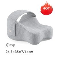 Oreiller de soutien pour les jambes en mousse à mémoire de forme, ajustable, en forme d'alien, pour dormir sur le côté, usage maternité, en tissu à rebond lent, personnalisable