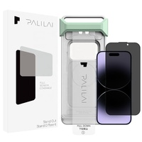 Protection d'écran 3D anti-espion en verre 9H anti-reflet 28 degrés pour iPhone 15 16 17 18 Pro Max Plus Air 16e 17e avec applicateur de film