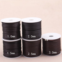 Fil de cordon en Polyester ciré de 3mm, cordon de perles pour Bracelet, collier, bijoux, bricolage, artisanat, fournitures en macramé, vente en gros
