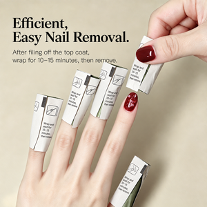 Salviette Monouso per Rimozione Smalto, Dischetti in Gel per Rimozione, Confezione in Cotone Acetone, Set di Strumenti per Manicure e Nail Art - Product Image 3