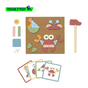 2024 New Creative Kids Tap Games Colorful Board Hammer Shape Puzzle Preschool Educational Toys for kids