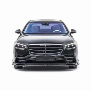 New MSY phong cách <span class=keywords><strong>carbon</strong></span> sợi màu đen Bộ dụng cụ cơ thể cho <span class=keywords><strong>Mercedes</strong></span>-Benz S-CLASS W223 thể thao phía trước môi phía sau khuếch tán bên váy - Product Image 1