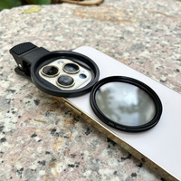 52-55mm Adaptateur Anneau Téléphone Objectif Clip CPL ND32 ND Filtre Étoile Filtre 4 Gradué Couleur Filtre pour 15 14 Pro Max 14 13 12 11