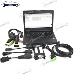 Outil de diagnostic pour camions et excavatrices Vcads Vocom lI 88890400 VOCOM 2, câble de test ECU et ordinateur portable CF53. - Product Image 2
